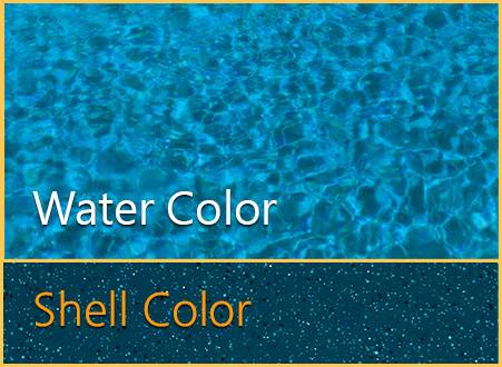 Aquamarine pool color