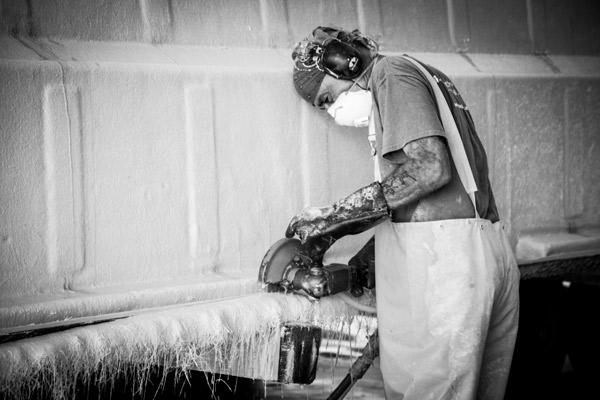 fiberglass pool manufacturing in the early 1980s