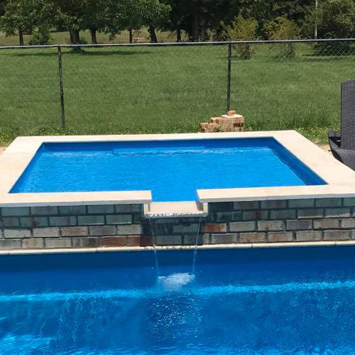Cube fiberglass sundeck