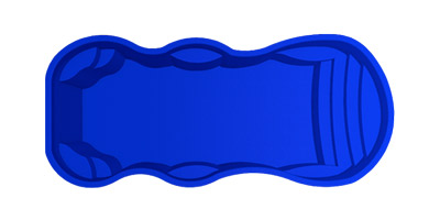 Coral Sea Fiberglass Pool Model