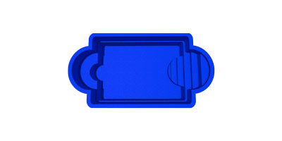 Milano Fiberglass Pool Model