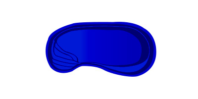 Oyster Fiberglass Pool Model