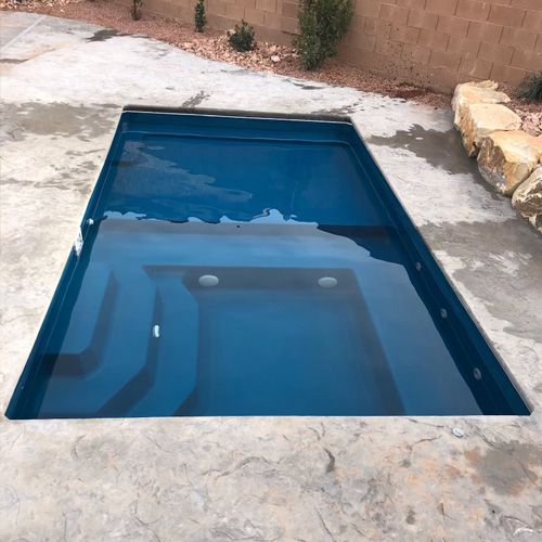 Resort fiberglass spa