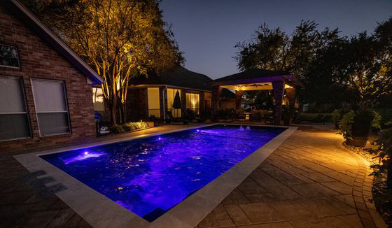 custom pool lighting