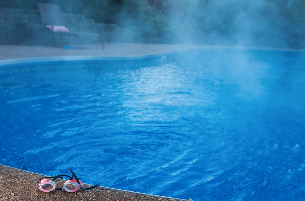 pool heater/chiller at work